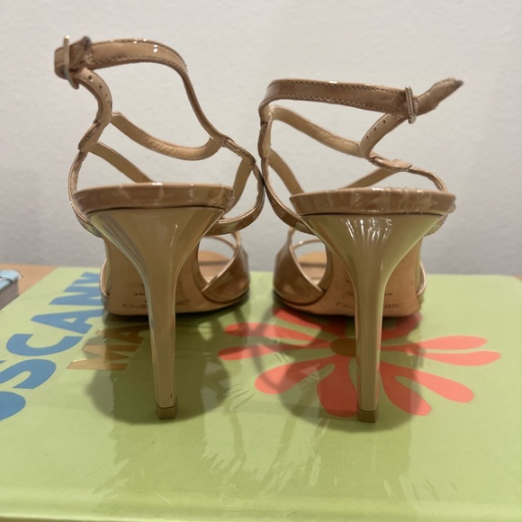 Jimmy Choo Paxton Nude Patent Leather Heel - Picture 7 of 12